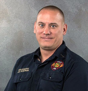 J.D. Postage's Headshot, In Uniform